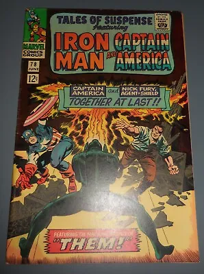 Buy 1966 Marvel Tales Of Suspense #78 Iron Man F/VF 7.0 • 46.44£