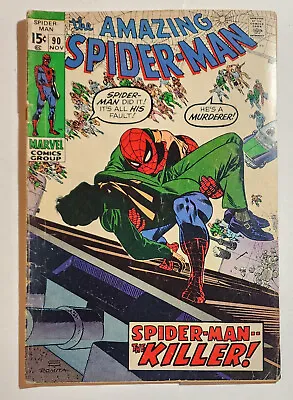 Buy AMAZING SPIDER-MAN #90 DEATH Of Captain Stacy, Key Issue - I Combine Shipping • 30.34£