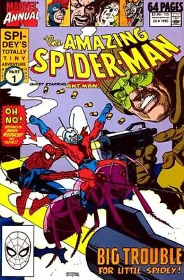 Buy Amazing Spider-Man (1963) ANNUAL #  24 (8.0-VF) Ant-Man 1990 • 5.85£