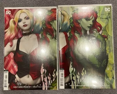 Buy Harley Quinn & Poison Ivy #1 Connecting Variants Stanley Lau - Artgerm NM • 29.99£