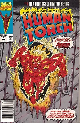 Buy HUMAN TORCH (Saga Of The Original) (1990) #1-4 SET - Back Issues • 11.99£