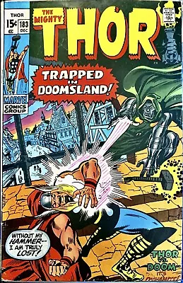Buy Thor #183 🔥 Battle Of Thor Vs. Dr. Doom 🔥 Higher Grade/Great Shape! VF+ • 59.29£