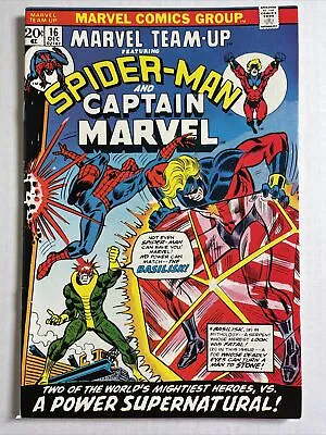 Buy Marvel Team Up 16 VF/NM 1973 Marvel Comics Spider-Man • 25.77£