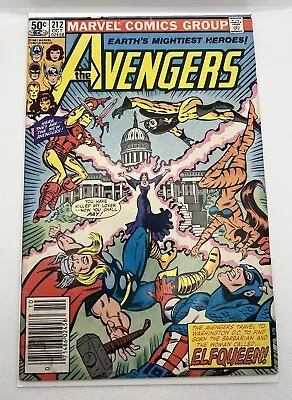 Buy The Avengers October Issue #212-The Woman Called ElfQueen 1981 Marvel Comic • 3.21£