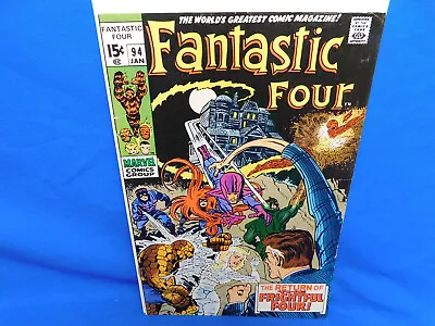 Buy Fantastic Four 94 (1970) First Appearance Of Agatha Harkness, Frightful Four • 63.88£
