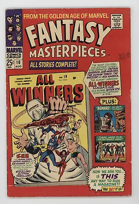 Buy Fantasy Masterpieces 10 Marvel 1967 FN All Winners Squad 19 Tales To Astonish 54 • 7.90£