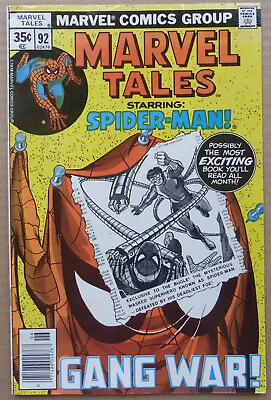 Buy Marvel Tales #92,  Spider-man  &  Doctor Octopus  With John Romita Art, Vf. • 9.95£