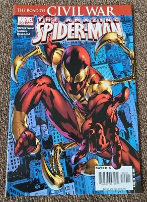 Buy Amazing Spider-Man #529 1st App Iron Spider (Marvel 2006) • 23.75£