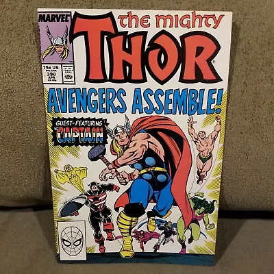 Buy The Mighty Thor 390 1st Time Captain America Lifts Thor's Hammer !!! • 27.55£