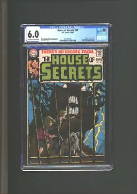 Buy House Of Secrets #81 CGC 6.0 Origin Of The House Of Secrets 1969 • 102.48£