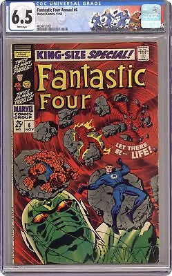 Buy Fantastic Four Annual #6 CGC 6.5 1968 4034611001 1st App. Franklin Richards • 220.50£