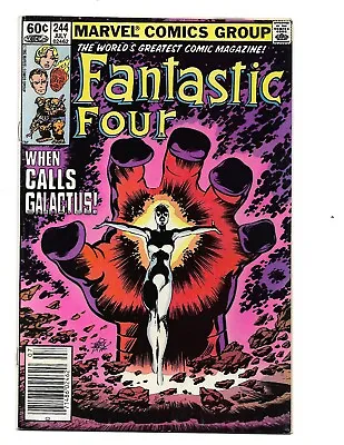 Buy Fantastic Four #244 - 1st Appearance Frankie Raye As Nova - KEY - 1982 Newsstand • 17.98£