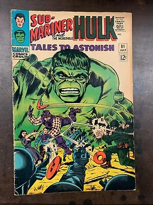 Buy Tales To Astonish #81  (marvel Silver Age) 1966 Fn • 18.41£