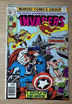 Buy The Invaders #15 Marvel Comics Bronze Age 2nd App Crusaders Vg • 5.60£