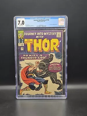 Buy Journey Into Mystery #118 CGC 7.0 Silver Age Marvel  1st App Of The Destroyer  • 173.93£