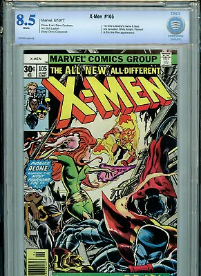 Buy Uncanny X-Men #105 CBCS 8.5 VF+ 1977 Marvel Firelord Lilandra's Name B3 • 236.52£