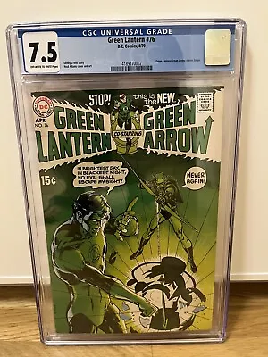 Buy Green Lantern 76 - CGC 7.5 OW/W DC Silver Age Key Iconic Neil Adams • 599.90£