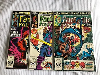 Buy Fantastic Four 242, 243, 244 (1982) Avengers, Dr Strange Vs Galactus. Byrne Art • 38.99£