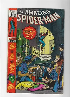 Buy Amazing Spider-Man #96 Published W/o Approval From The CCA 1963 Series Marvel • 51.39£