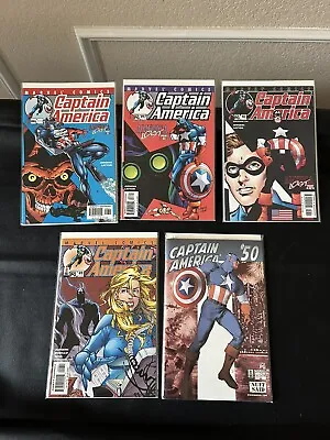 Buy Marvel Comics 2000 Captain America #46-50 NM Bagged And Boarded • 7.94£