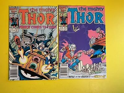 Buy Thor #371 372 1st Cameo Of Time Variance Authority TVA Newsstand Marvel 1986. • 15.80£