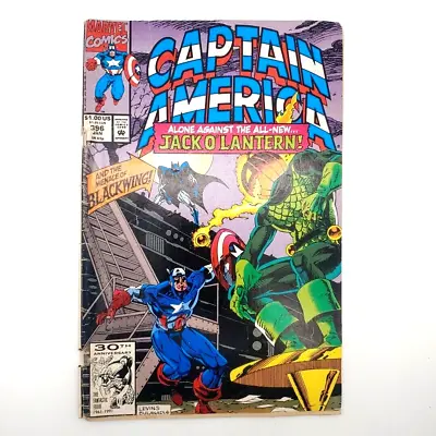 Buy Captain America #396 Marvel 1992 1st Appearance Jack O Lantern Thor • 7.19£
