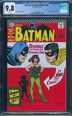 Buy Batman #181 Facsimile Edition CGC 9.8 Reprints 1st Poison Ivy From 1966 DC 2023 • 40.17£