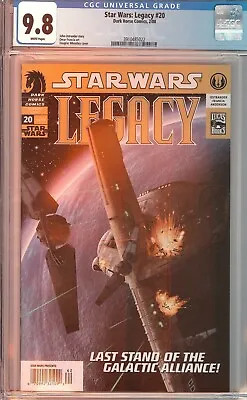 Buy Star Wars:  Legacy #20 Newsstand CGC 9.8 Dark Horse 2008 • 157.66£