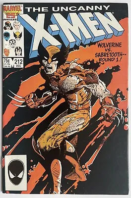 Buy Uncanny X-Men #212 (1987) Sabretooth Vs Wolverine Mutant Massacre • 19.95£