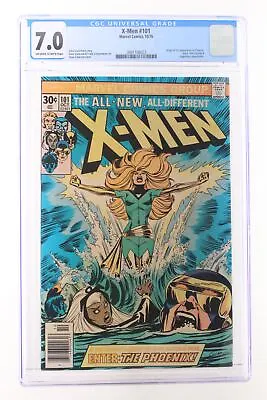 Buy X-Men #101 - Marvel Comics 1976 CGC 7.0 Origin + 1st Appearance Of Phoenix • 320.68£
