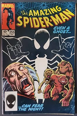 Buy AMAZING SPIDER-MAN #255 - AUG 1984 - 1st BLACK FOX APPEARANCE  • 4.20£