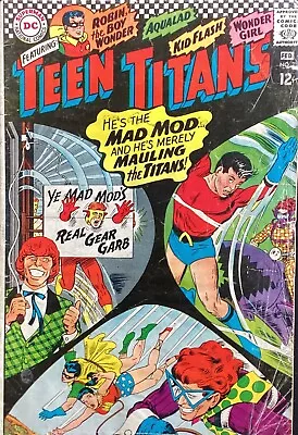 Buy TEEN TITANS # 7 February 1967 Featuring 1st APP “THE MAD MOD” • 11.45£