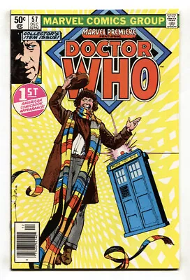 Buy MARVEL PREMIERE #57--1st Comic Book Doctor Who--1980--NM- • 30.77£