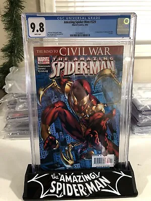 Buy Amazing Spider-Man 529 CGC 9.8 1st Appearance Iron Spider Costume • 197.95£