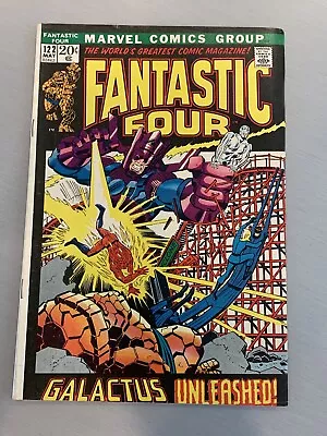 Buy Fantastic Four #122 •FN/VF (7.0)•(1972)• Lee/Buscema• Silver Surfer & Galactus • 27.98£