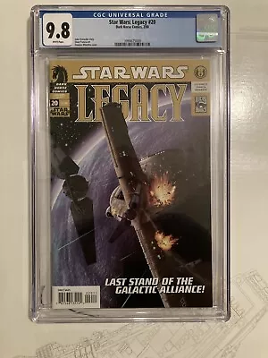 Buy Star Wars: Legacy #20 (Feb 2008, Dark Horse) CGC 9.8 (White Pages) • 59.13£