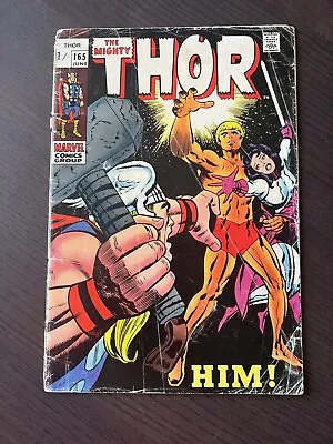 Buy Thor #165 (vol.1) First Full Appearance Of Adam Warlock (him) Pence • 130£