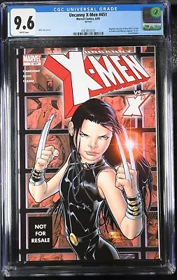 Buy Uncanny X-men #451 (6/05) ~ Cgc 9.6 ~ Wp ~ Marvel Comics ~ Toy Biz Reprint • 80.42£