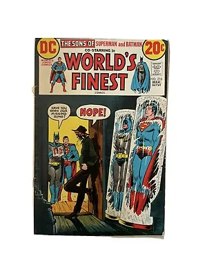 Buy Vintage 1973 DC Comics Worlds Finest #216 FN+ - Superman & Batman • 14.96£