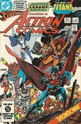 Buy Action Comics 546, 556, 565, 594, 595, NM- (9.2), August 1983 • 9.91£