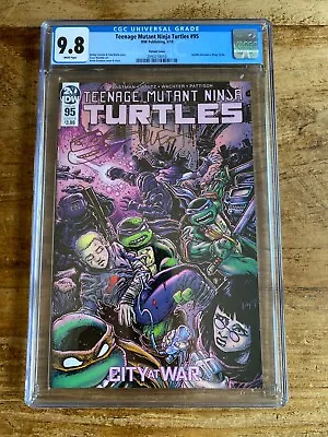 Buy Teenage Mutant Ninja Turtles #95 CGC 9.8 IDW 2019 1st Jennika Signed Eastman • 126.49£
