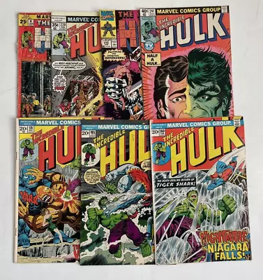 Buy Incredible Hulk Lot Of 7 160, 165, 170, 220, 241, 370 Hulk Special 4 (1972-90) • 28.50£