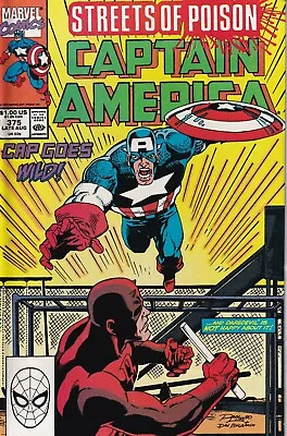 Buy CAPTAIN AMERICA Vol. 1 #375 Late August 1990 MARVEL Comics - Crossbones • 24.68£