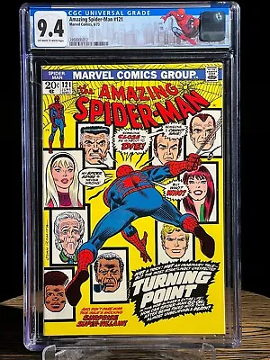 Buy AMAZING SPIDER-MAN #121 June 1973  CGC 9.4 Death Of Gwen Stacy Key Issue • 1,084.73£