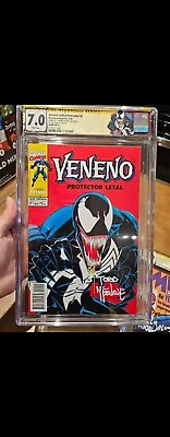 Buy Venom Lethal Protector #1 Spanish Edition. CGC 7.0 Sign By TODD MCFARLANE  • 316.94£