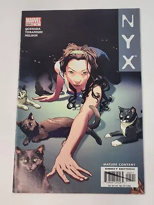 Buy NYX 5 DIRECT Marvel Comics 3rd App X-23 Laura Kinney 2004 • 11.06£