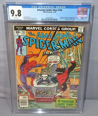 Buy AMAZING SPIDER-MAN #162 (Jigsaw 1st Appearance) CGC 9.8 NM/MT Marvel Comics 1976 • 709.86£