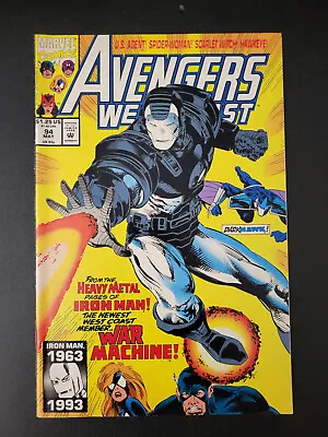 Buy West Coast Avengers 94 1st Rhodey As War Machine, High Grade • 19.99£
