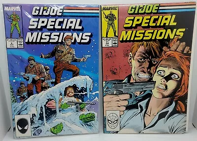 Buy Vintage LOT Of 2 G.I. Joe Special Missions #6 & 11 (Marvel, 1986) 1st Print! 🔥 • 23.98£
