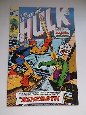 Buy Marvel: Incredible Hulk #136, 1st Klaatu & Xeron (star Slayer), 1971, Nm- (9.2)! • 79.05£